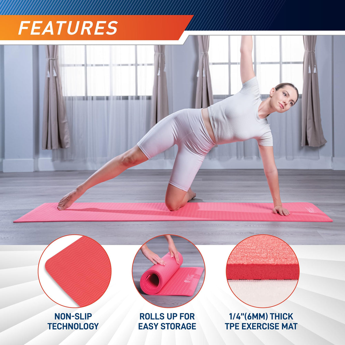 Circuit Fitness 1 (Midnight Black / 1/4-inch)
