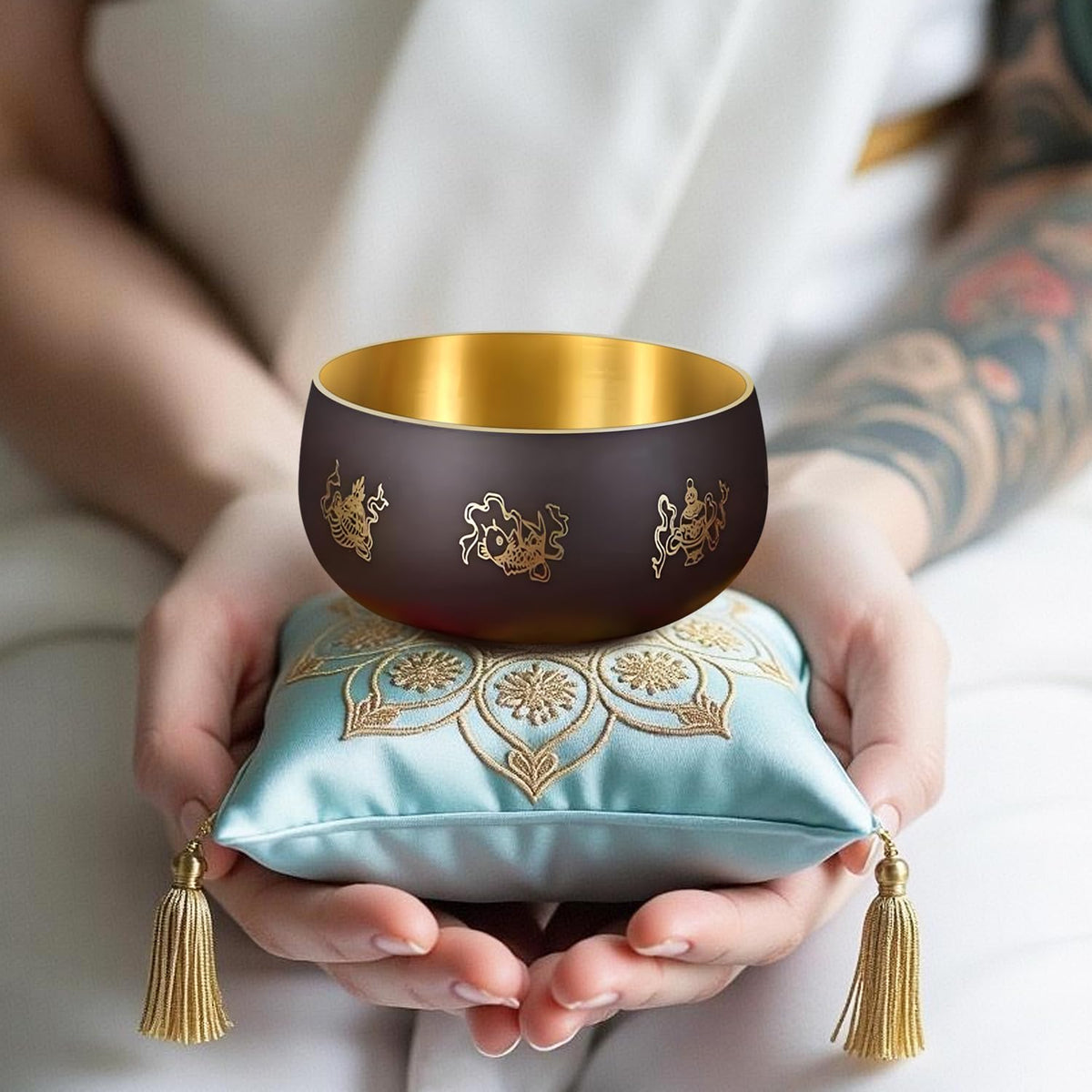 Tibetan Singing Bowl Set (5.2")