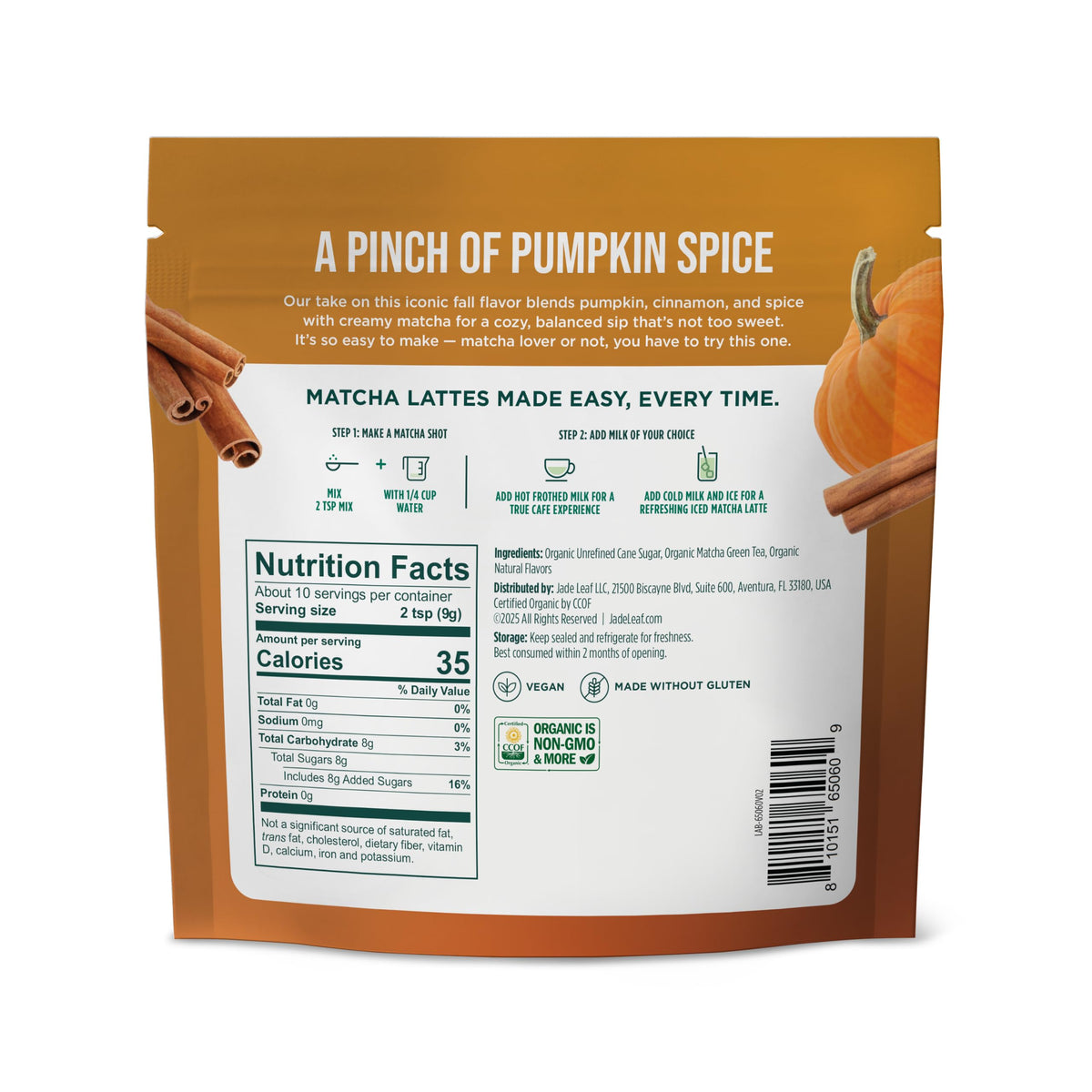 Latte Mix Pumpkin Spice (3.2 Ounce (Pack of 1))