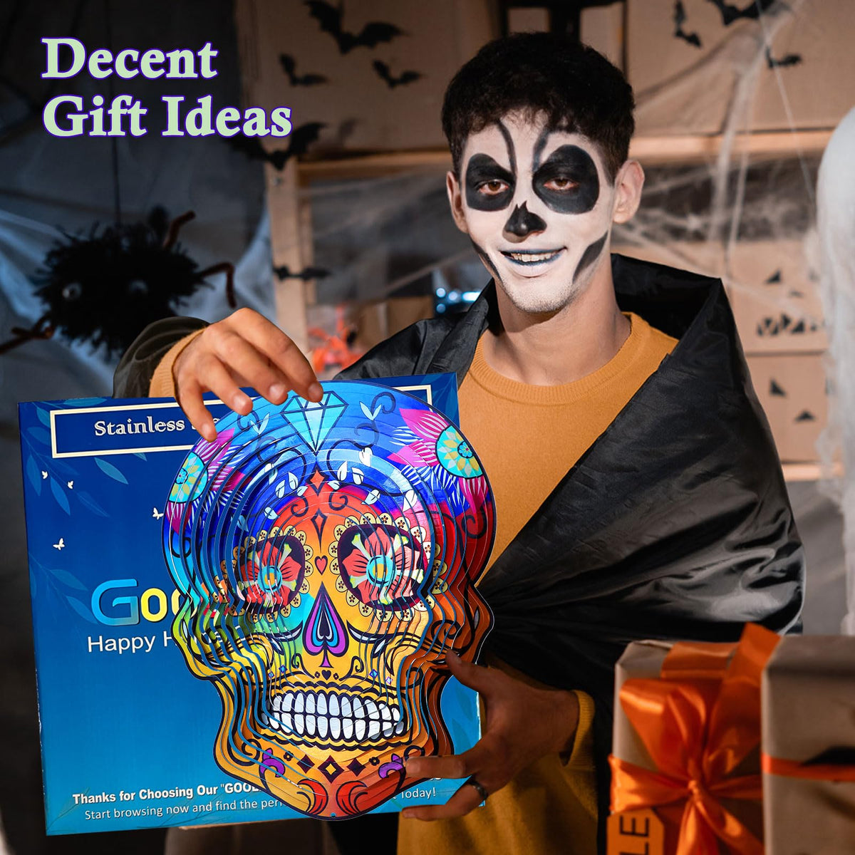 Sugar Skull Wind Spinner (Sugar Skull)