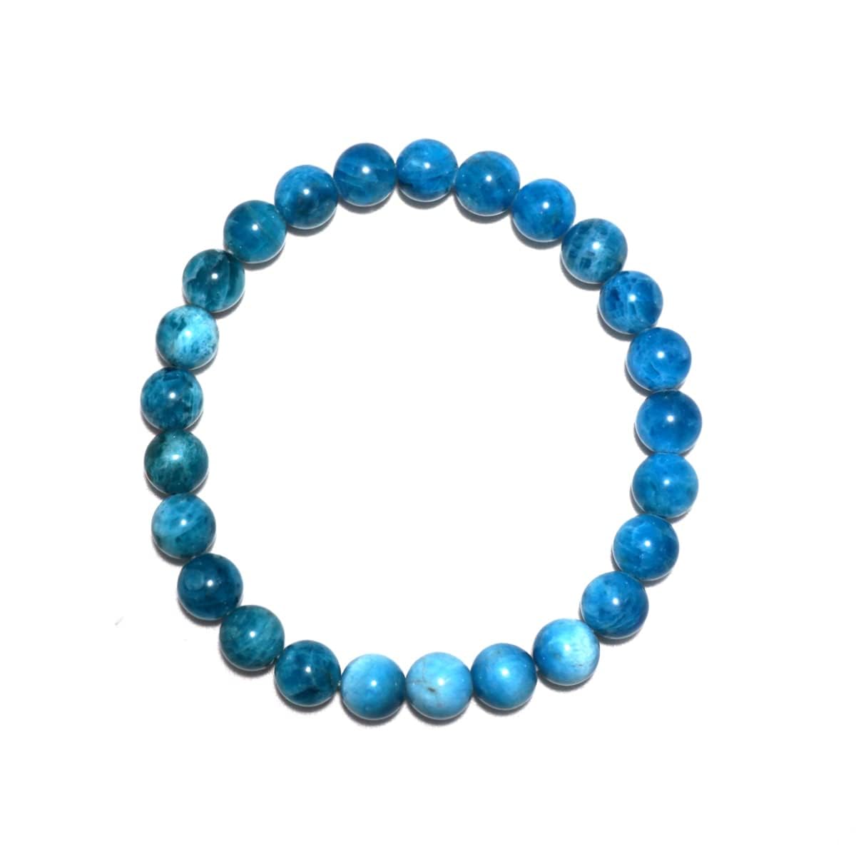 Blue Apatite Bracelet for Women Men Kids Girls (6mm Blue Apatite Bracelet)