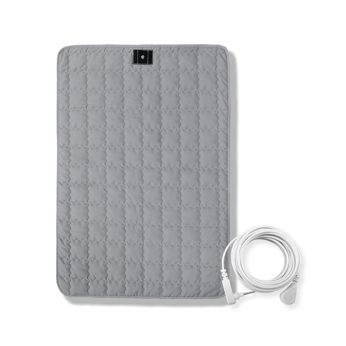 Grounding Mat Cotton Grounded Pad Silver Fiber Earth Connected Mat for Bed (24x36 Inch / Grey)