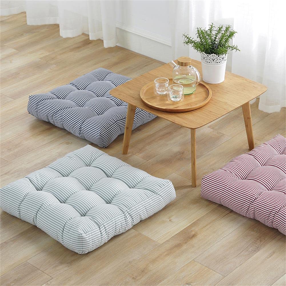 22 Inch Square Floor Cushions ((Square)|green / 22x22 inch)
