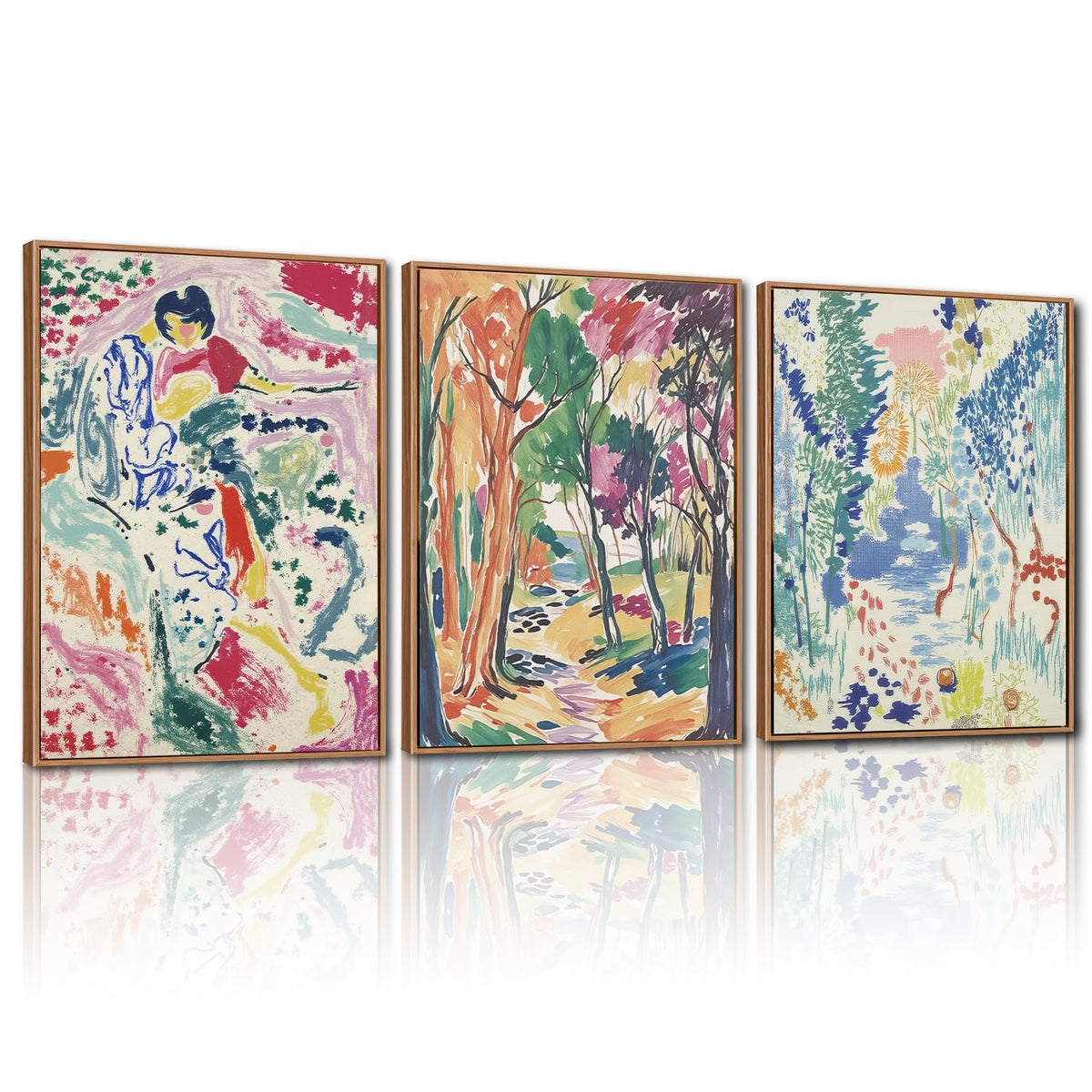 Matisse Gallery Framed Wall Art (Matisse / 16"L x 24"W)