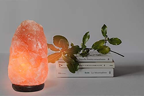 7 Inch Himalayan Salt Lamp with Dimmer Cord (7 to 9 Inch)