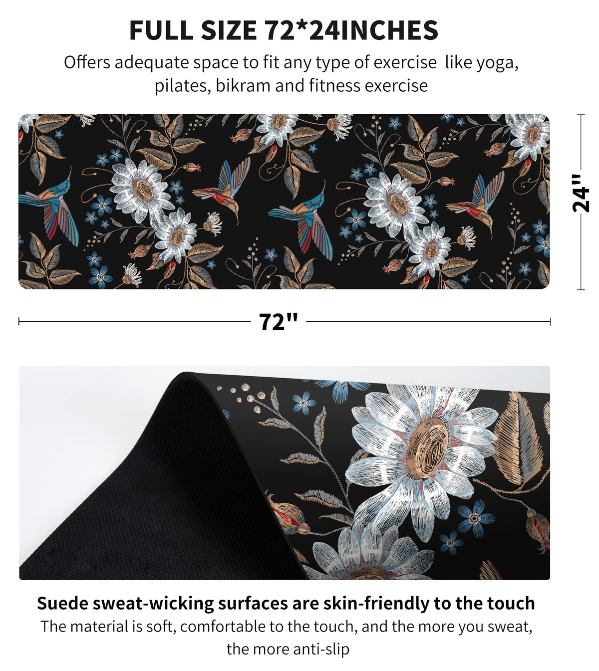 Printed Travel Yoga Mat (YanYu)
