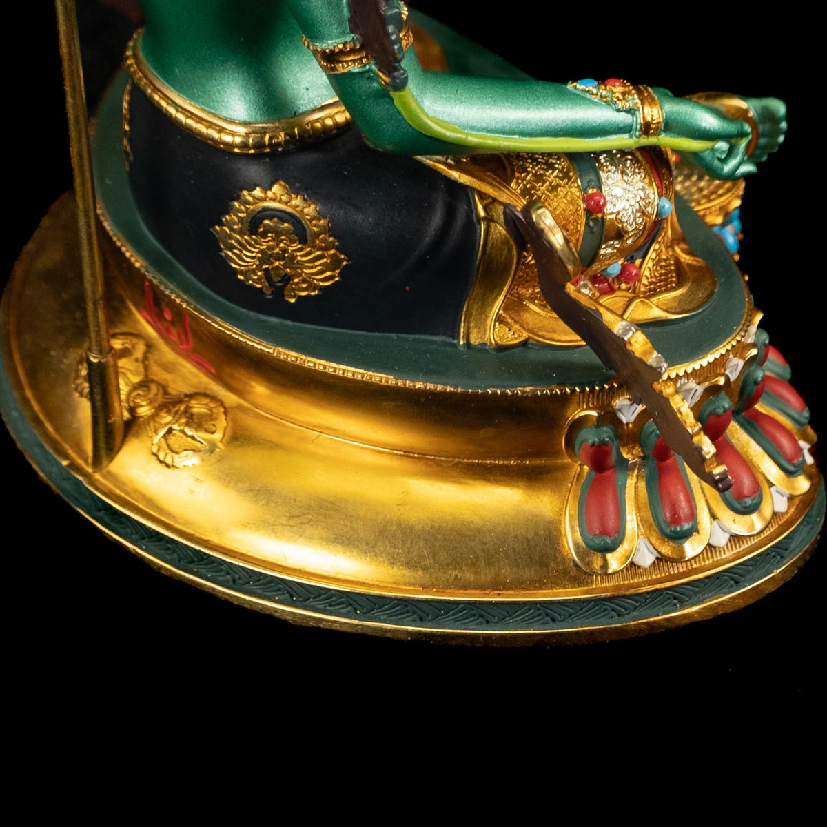 Buddha Statue Indoor (Green Tara / 5.91in)
