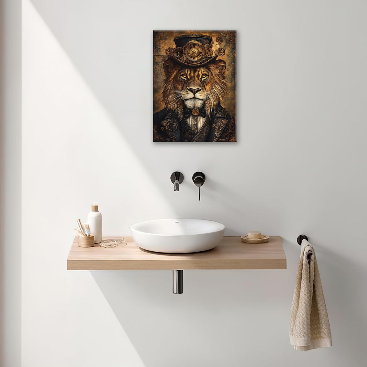 Lion Wall Art (Lion / 20"L x 16"W)