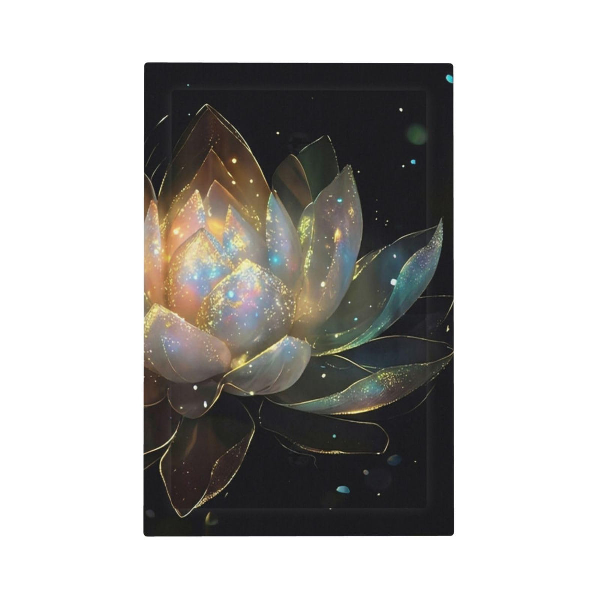 Spa Yoga Zen Lotus Flower Decorative 1 (Spa Yoga Zen Lotus Flower / 1-Gang Blank)