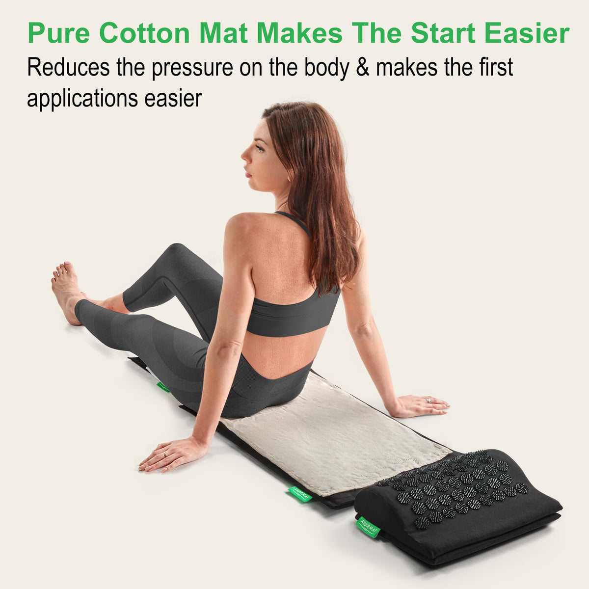 Acupressure Mat and Pillow Set (XL-5Piece)