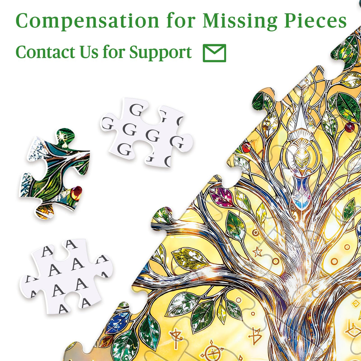1000 Piece Jigsaw Puzzle for Adults Tree of Life Crystal (C-tree of Life Crystal)