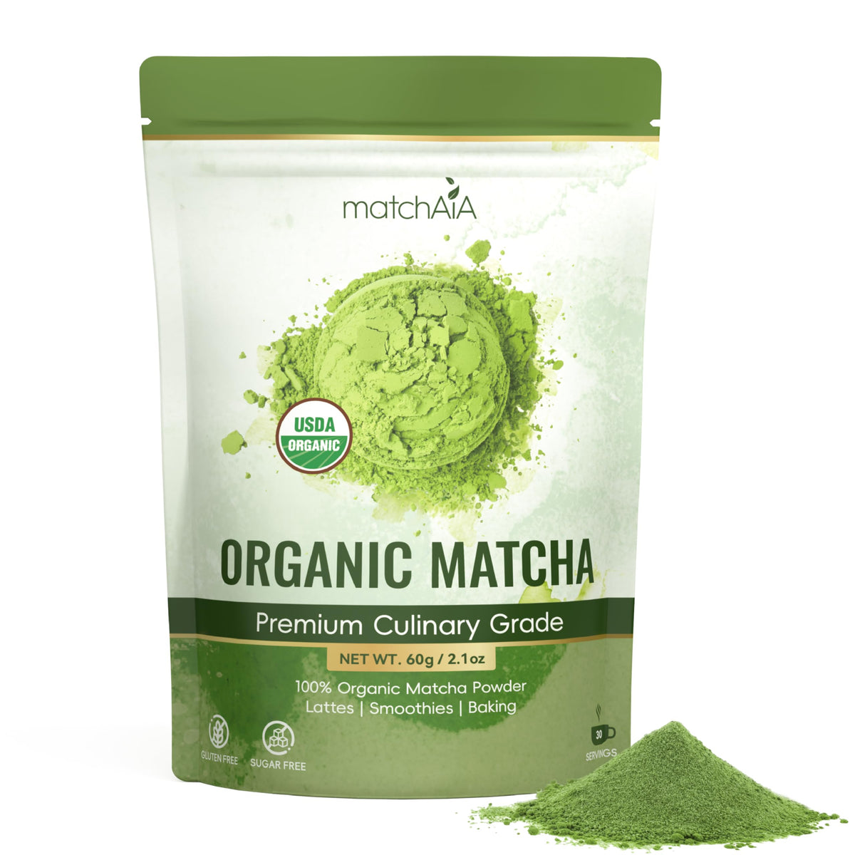 Organic Matcha Powder (2.1 Ounce (Pack of 1))
