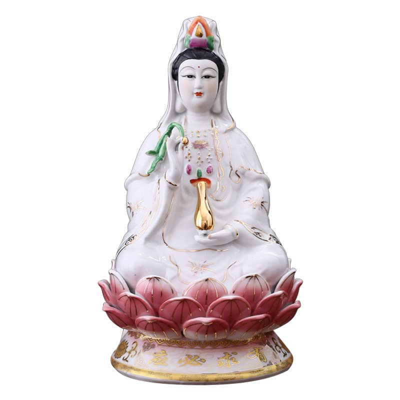 Beautiful Guan Yin Statue (porcelain material)