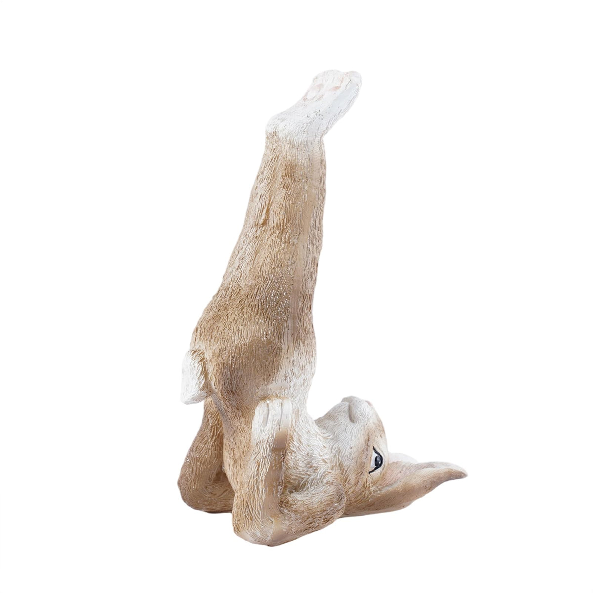 Yoga Bunny Figurines Resin Rabbit Statue Meditation Decor Zen Garden Decor Outdoor Easter Bunnies Decor Small Garden Statues for Outside Home and Outdoor Bunny Decor Yard (Handstand)