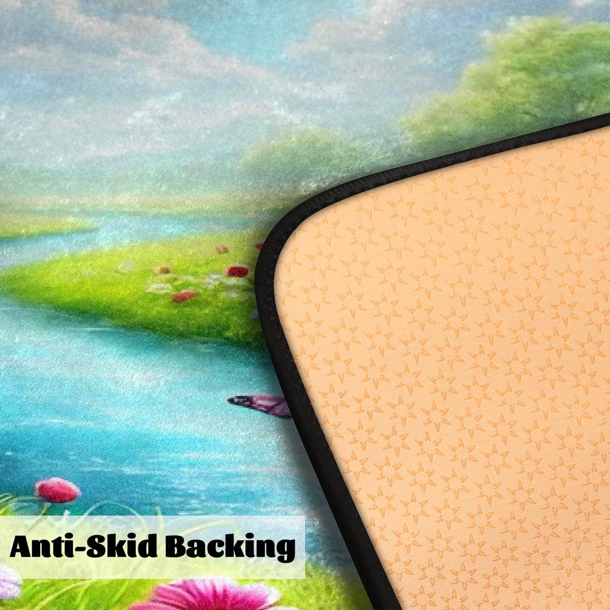Spring Flower Kitchen Rug Non (Color44)