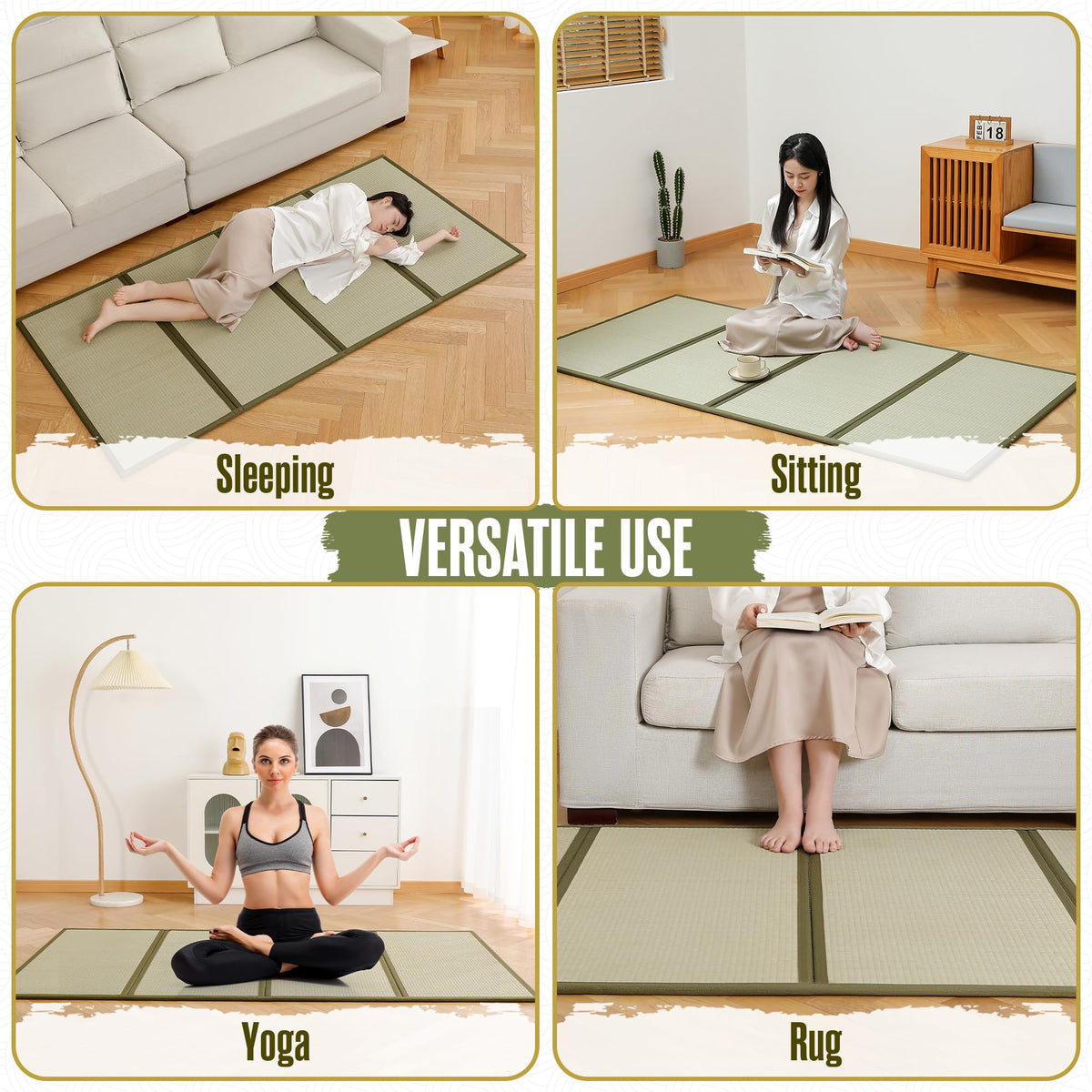 Tatami Mat Tatami Mattress (Twin XL Folding)
