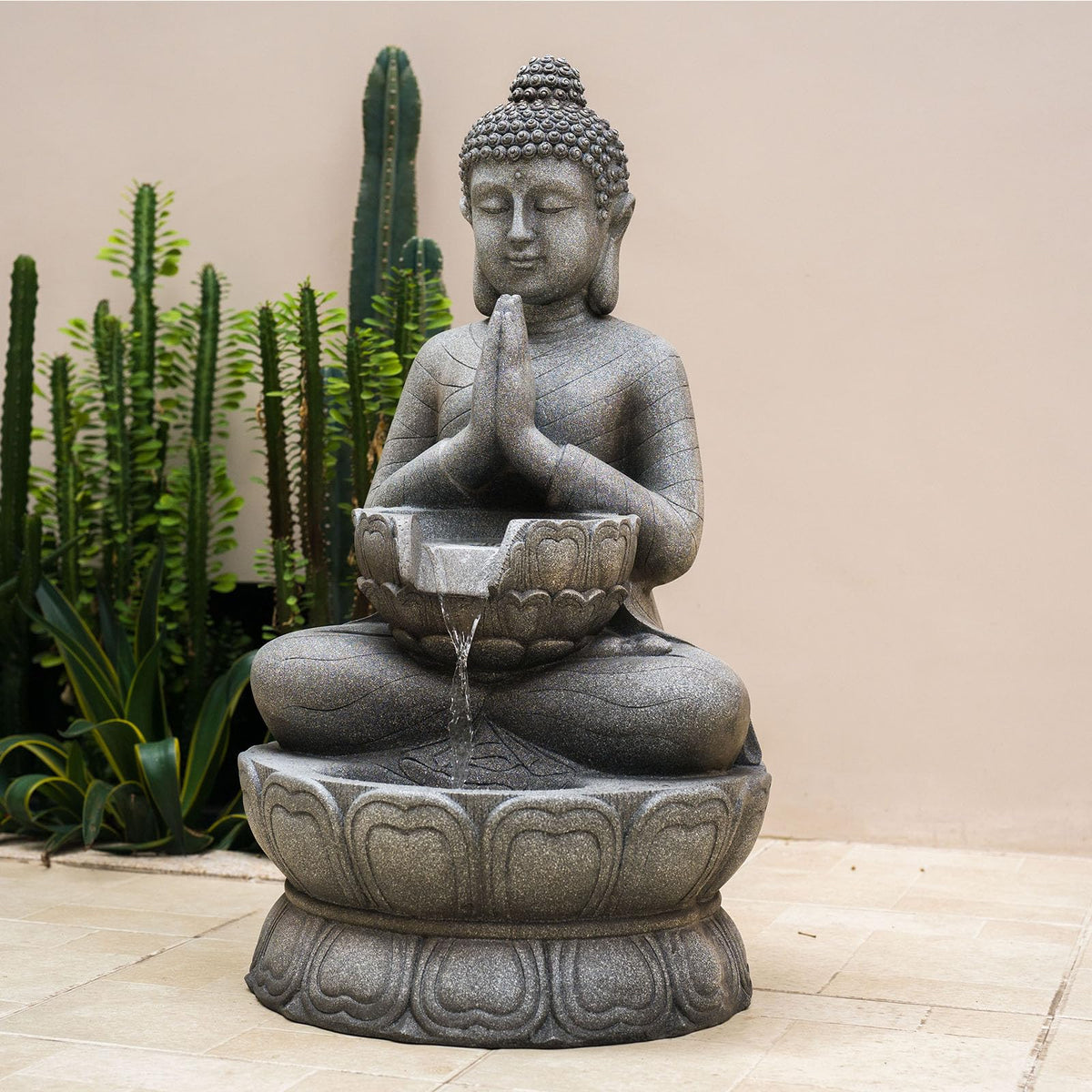 Buddha Freestanding Outdoor Water Fountain