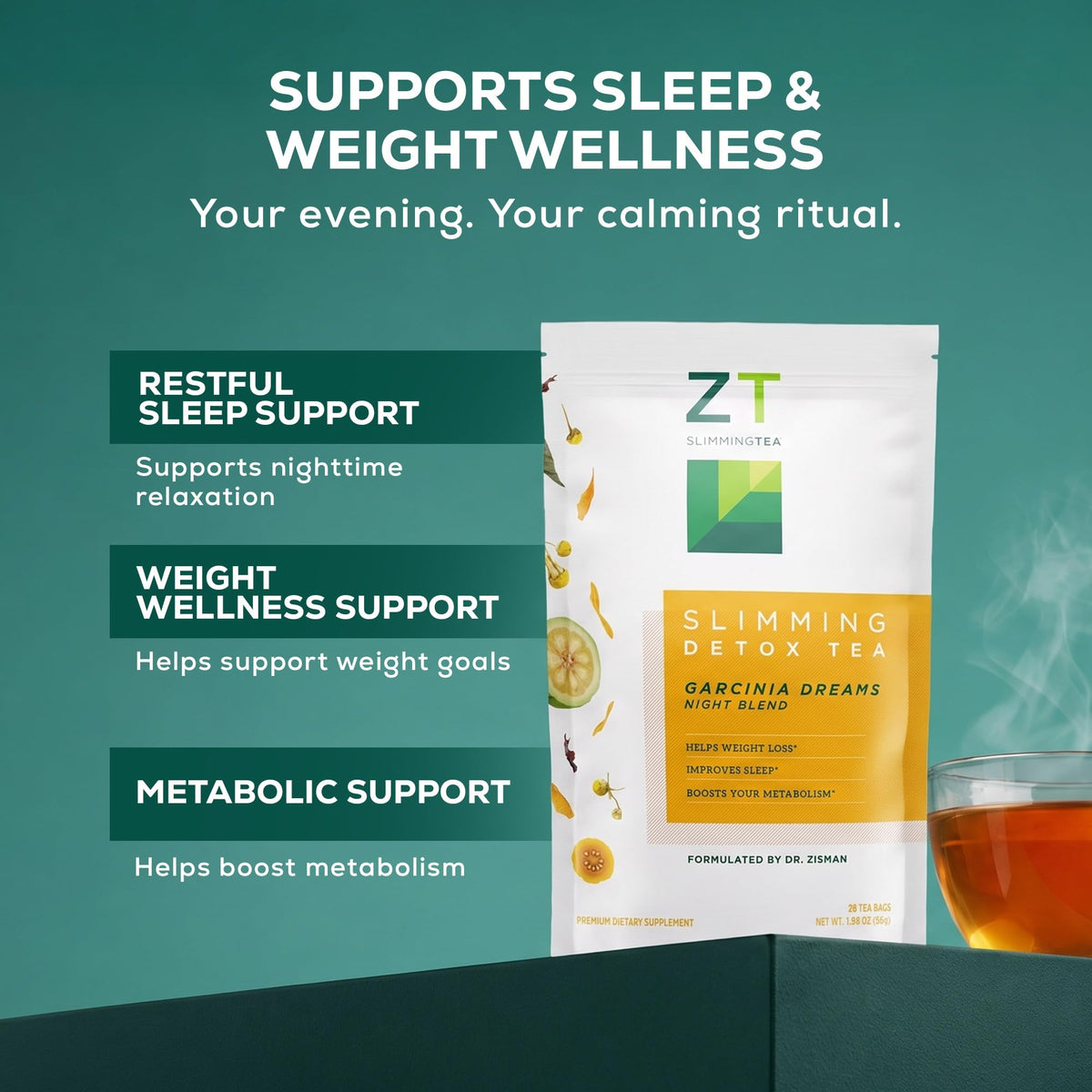 Dr. Zisman ZT Slimming Detox Tea (28 Count (Pack of 1))