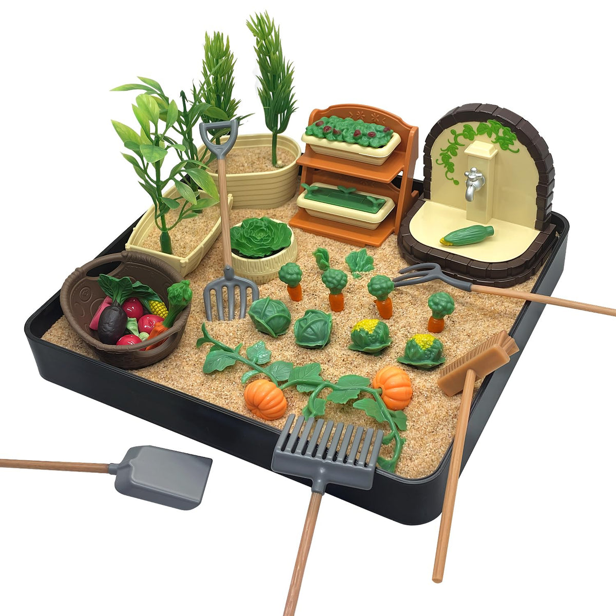 Vegetable Zen Garden for Desk