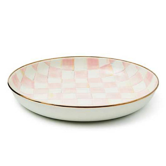 Enamel Abundant Bowl (Rosy Check)