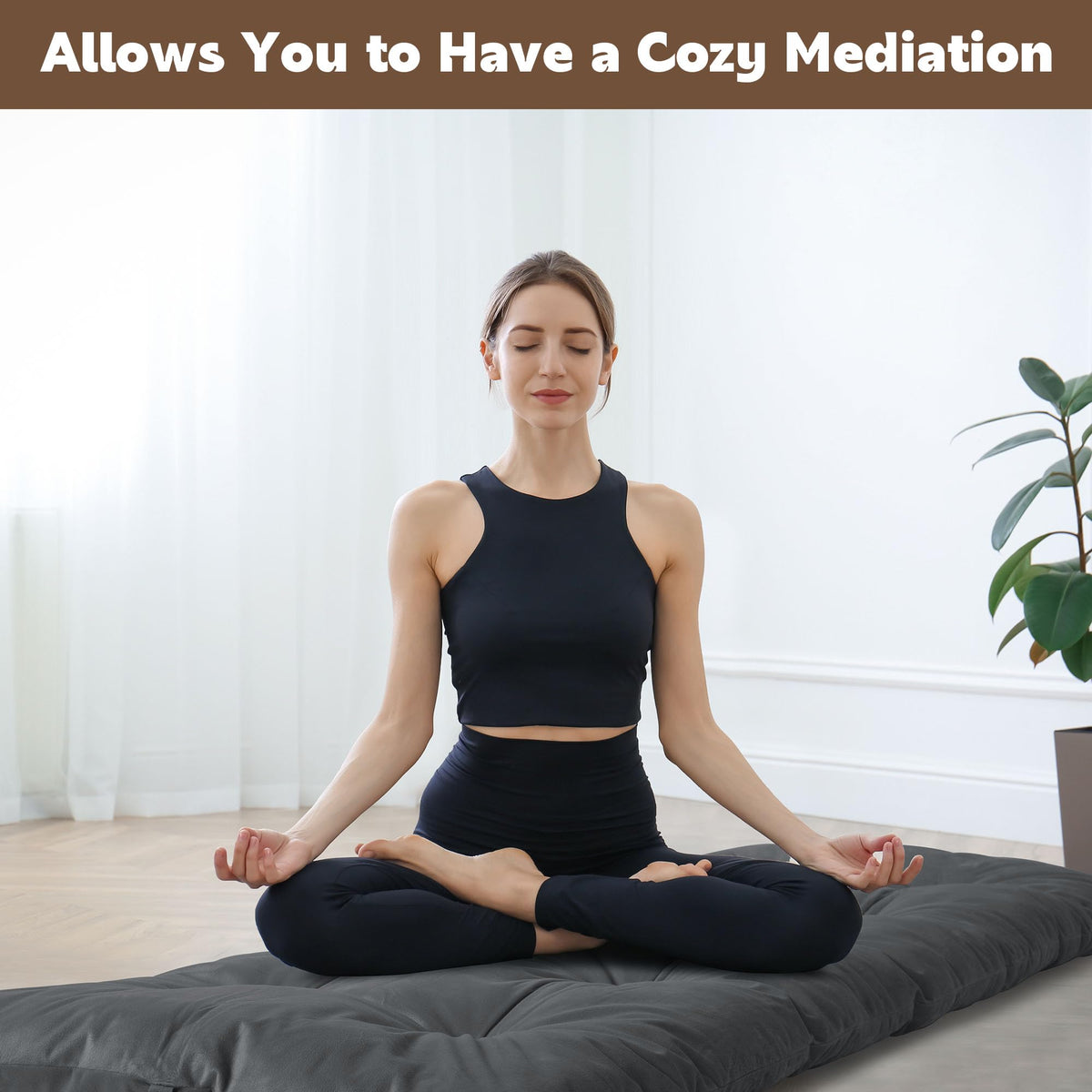 Floor Lounger Pillow (Dark Gray)