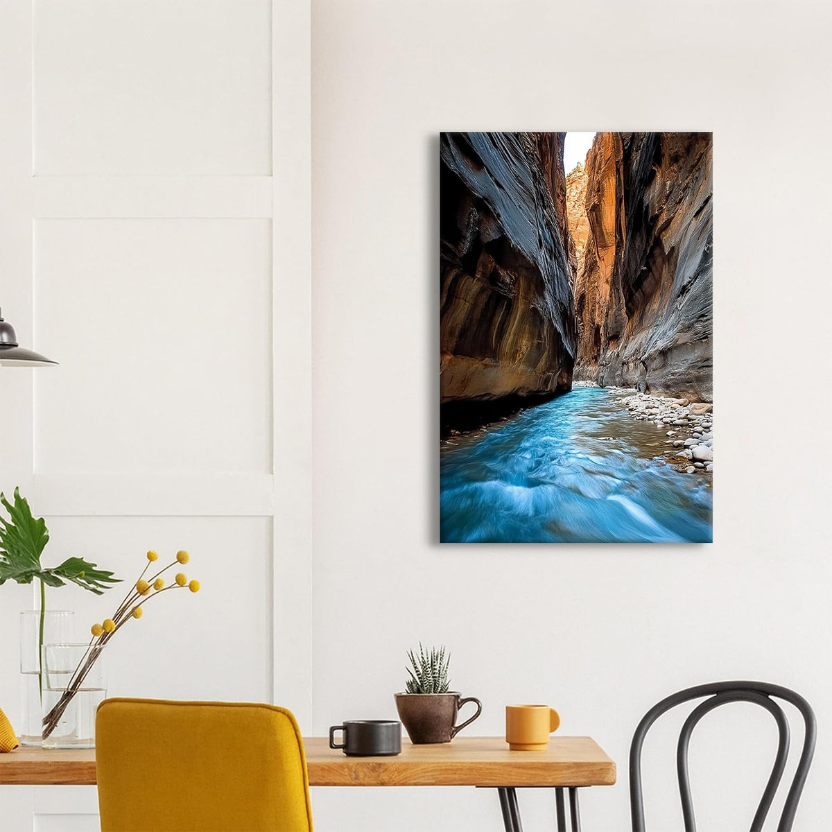 Utah National Park Wall Art Nature Mountain Pictures Wall Decor for Bathrooms Office Sunrise Lake Forest Canvas Painting Bedroom Nature Landscape Artwork Vintage Picture Decor Home Decoration 16x24" (16"L x 24"W / Nature03)