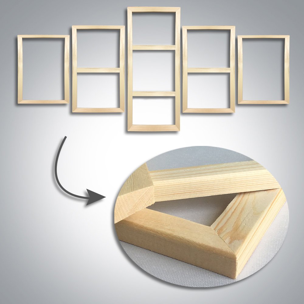 Buddha Canvas Wall Art Modern Living Room Decor Buddha Statue Saraburi Thailand Picture Printing 5 Panel Buddha Poster Artwork for Office Wall Decor Stretched and Framed Ready to Hang 60x40 in (60x40 in / 5PANEL-12)