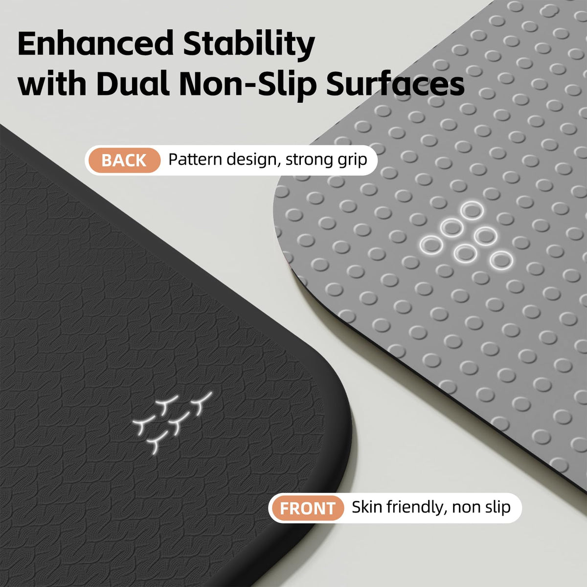 Foldable Yoga Mat (Black)