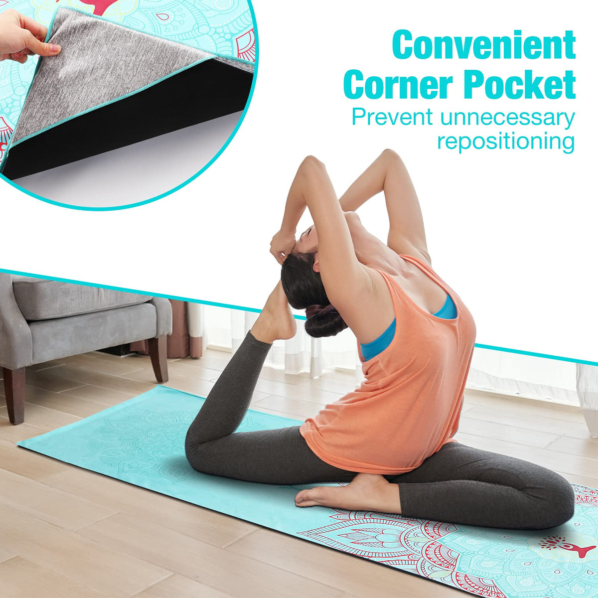 Yoga Towel Non (Lotus)