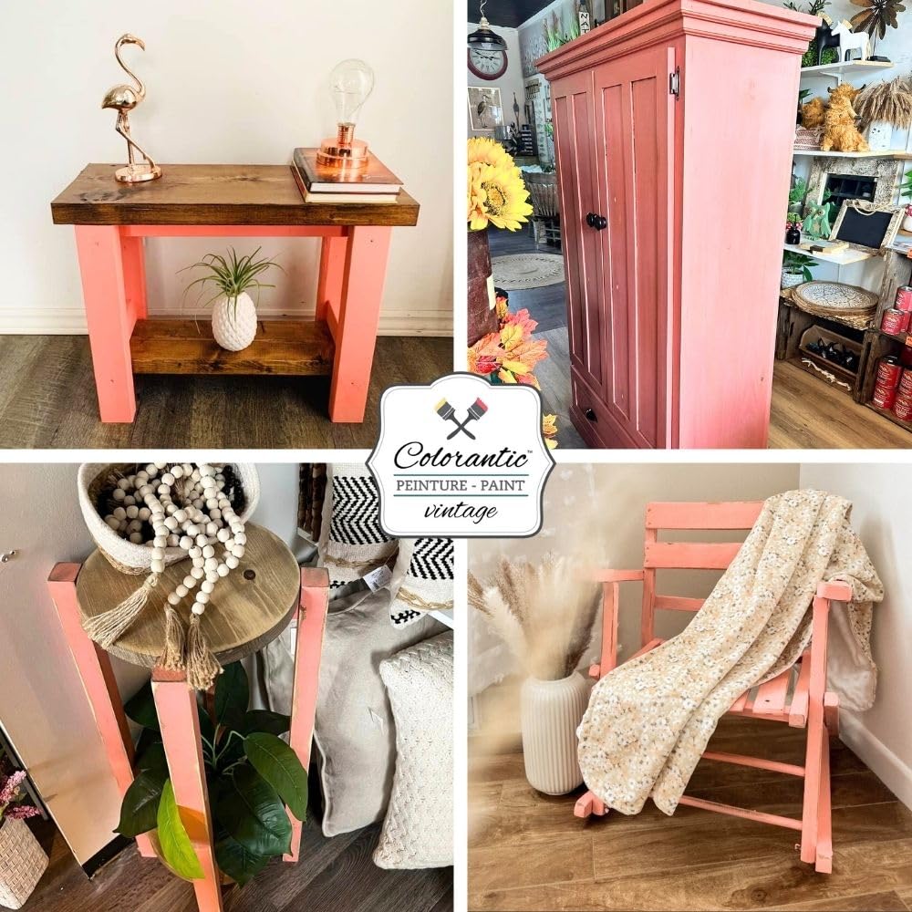 GRAPEFRUIT Chalk Paint for Furniture DIY (Grapefruit / 8 Fl Oz (Pack of 1))