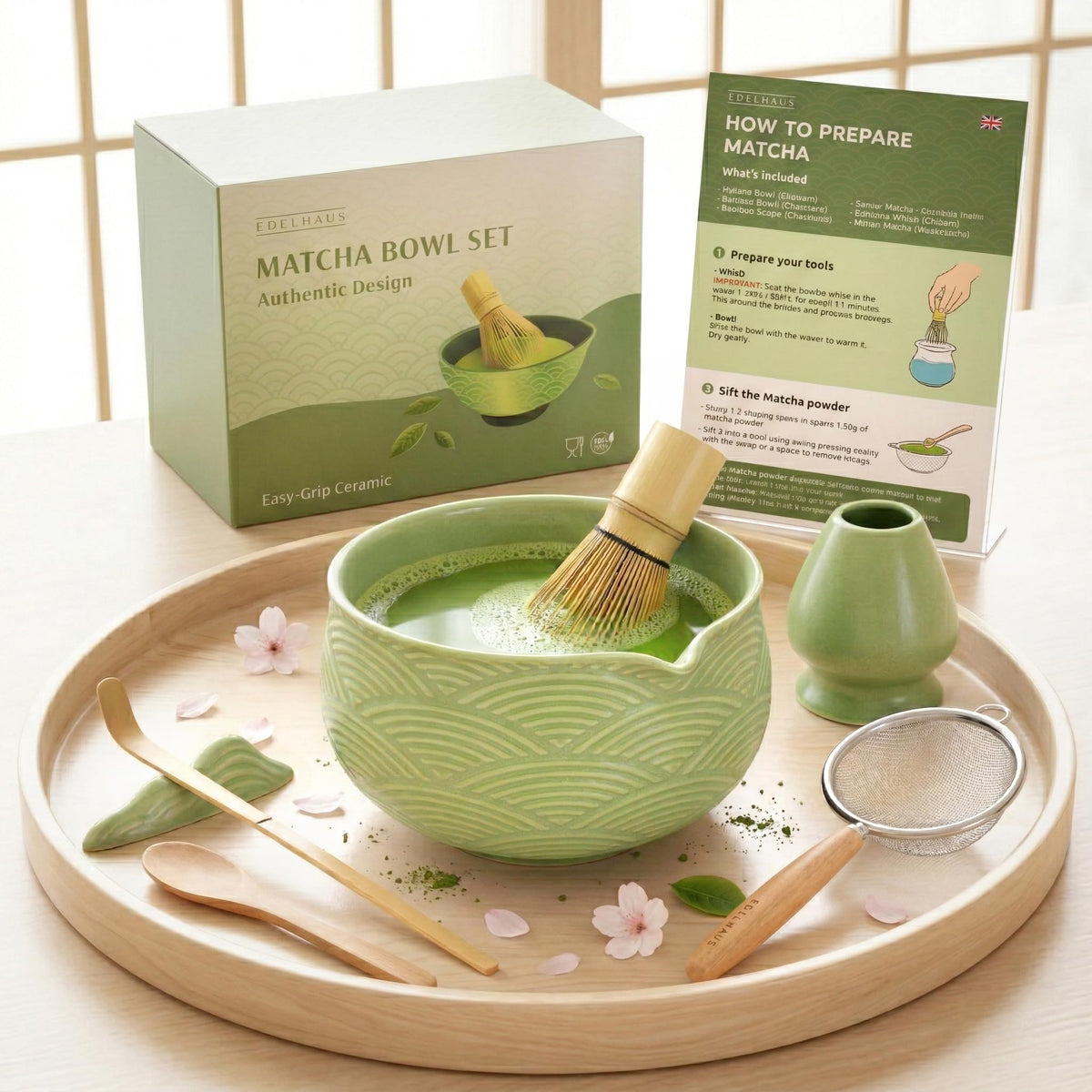 Matcha Whisk Set (Green)