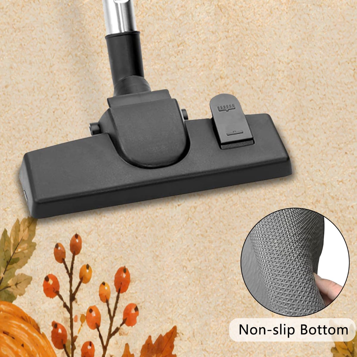 Fall Half Round Door Mat Semi Moon Rug Fireplace Carpet Area Rugs (B:color:22)