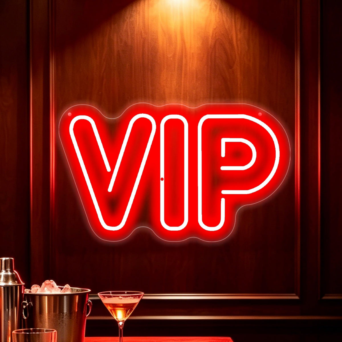 VIP Neon Sign Lounge Exclusive LED Wall Decor Bar Club KTV Hotel (VIP)
