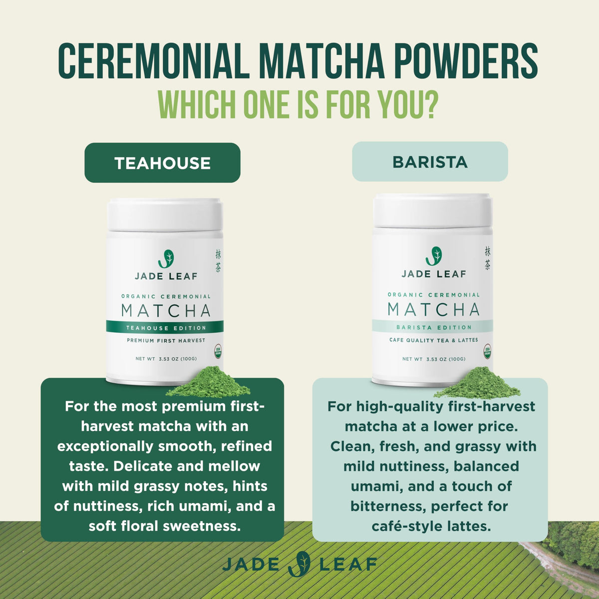 Jade Leaf Ceremonial Grade Matcha Powder (1.06 Ounce (Pack of 1))
