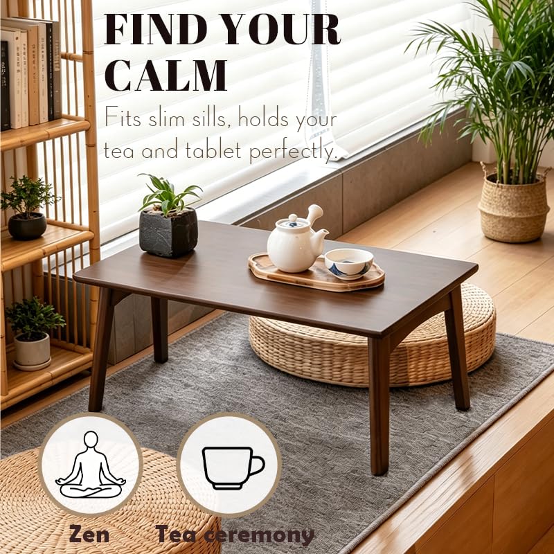 Bamboo Folding Coffee Table (Chestnut / Large)
