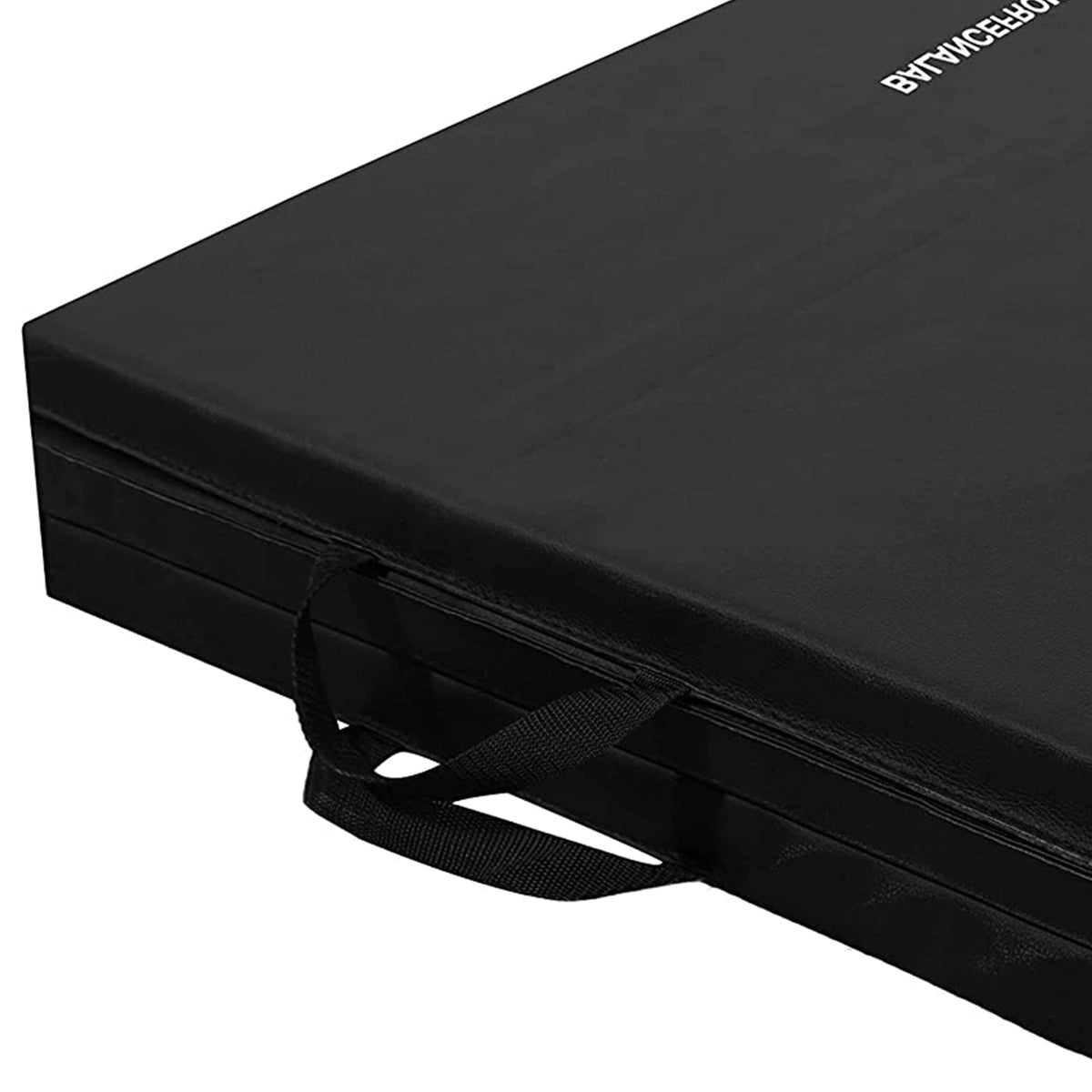 6x2 Feet 3 Panel Folding Gymnastics Mat  1.5 (Black)