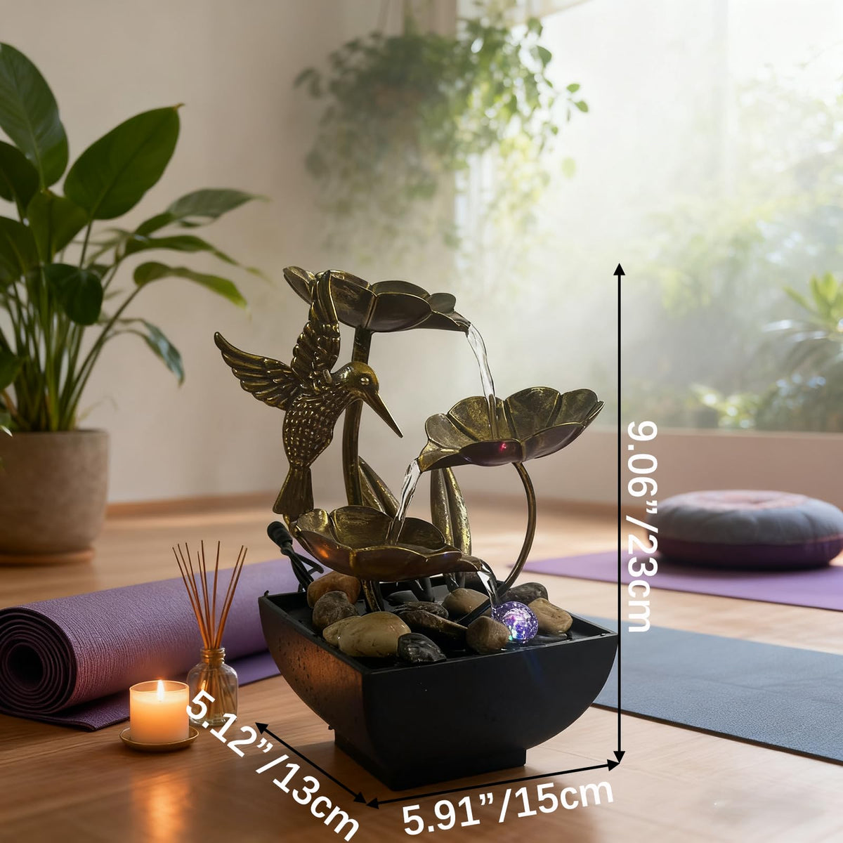 Tabletop Fountain (Bronze / 9“)