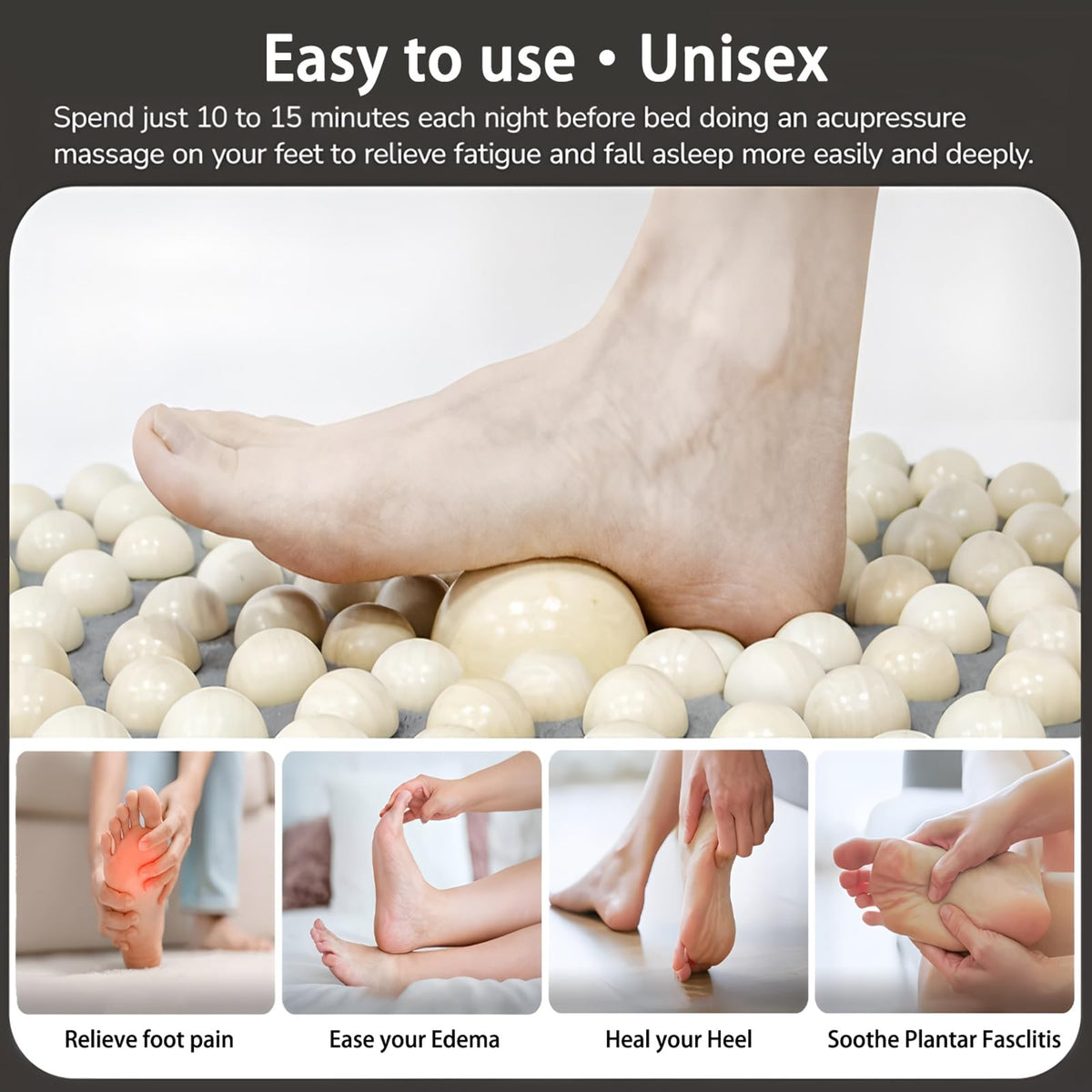 Foot Massage Mat (19.7x19.7in)