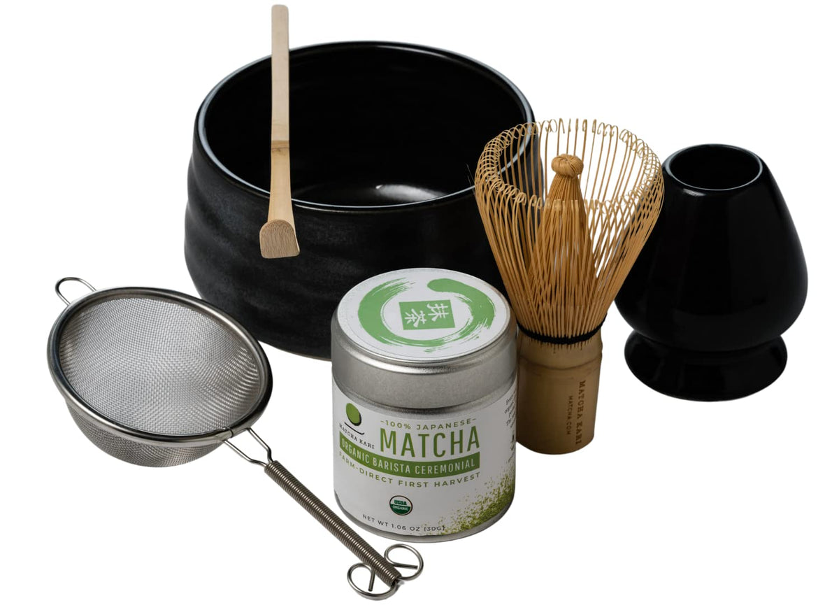 Complete Matcha Whisk Set (Black)
