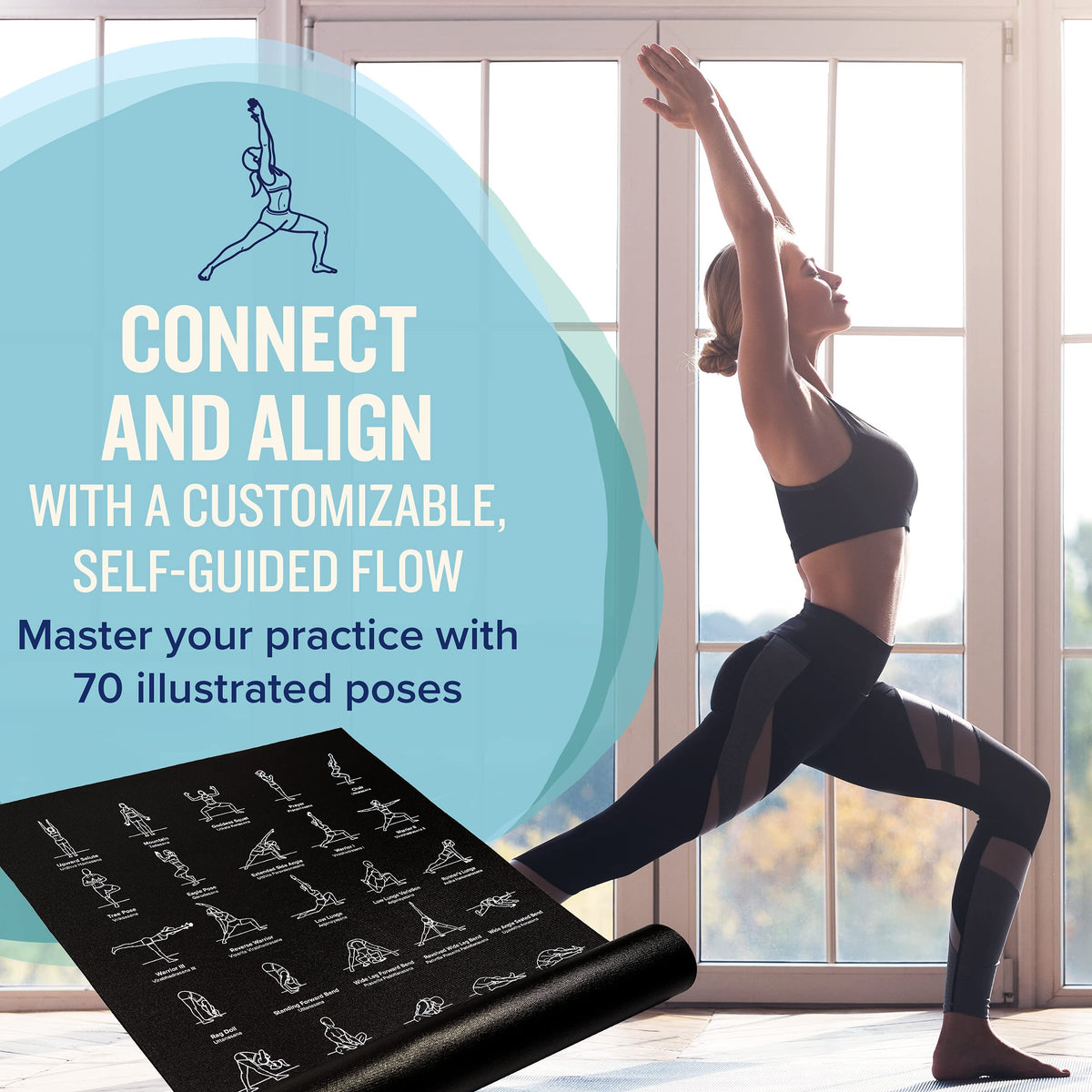 Black Yoga Mat (Black)