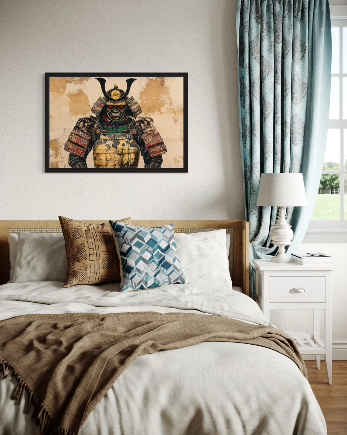 Samurai Armor Wall Art Print Poster (Samurai Armor / 24"L x 18"W)