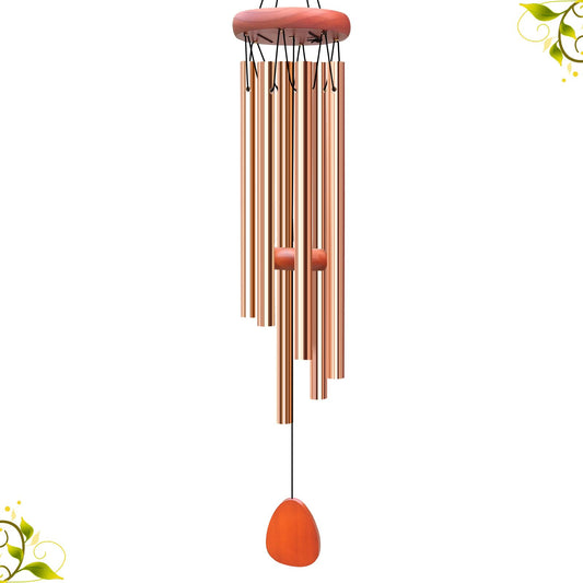 Wind Chimes for Outside (Light Gold Wind Chime-26“)