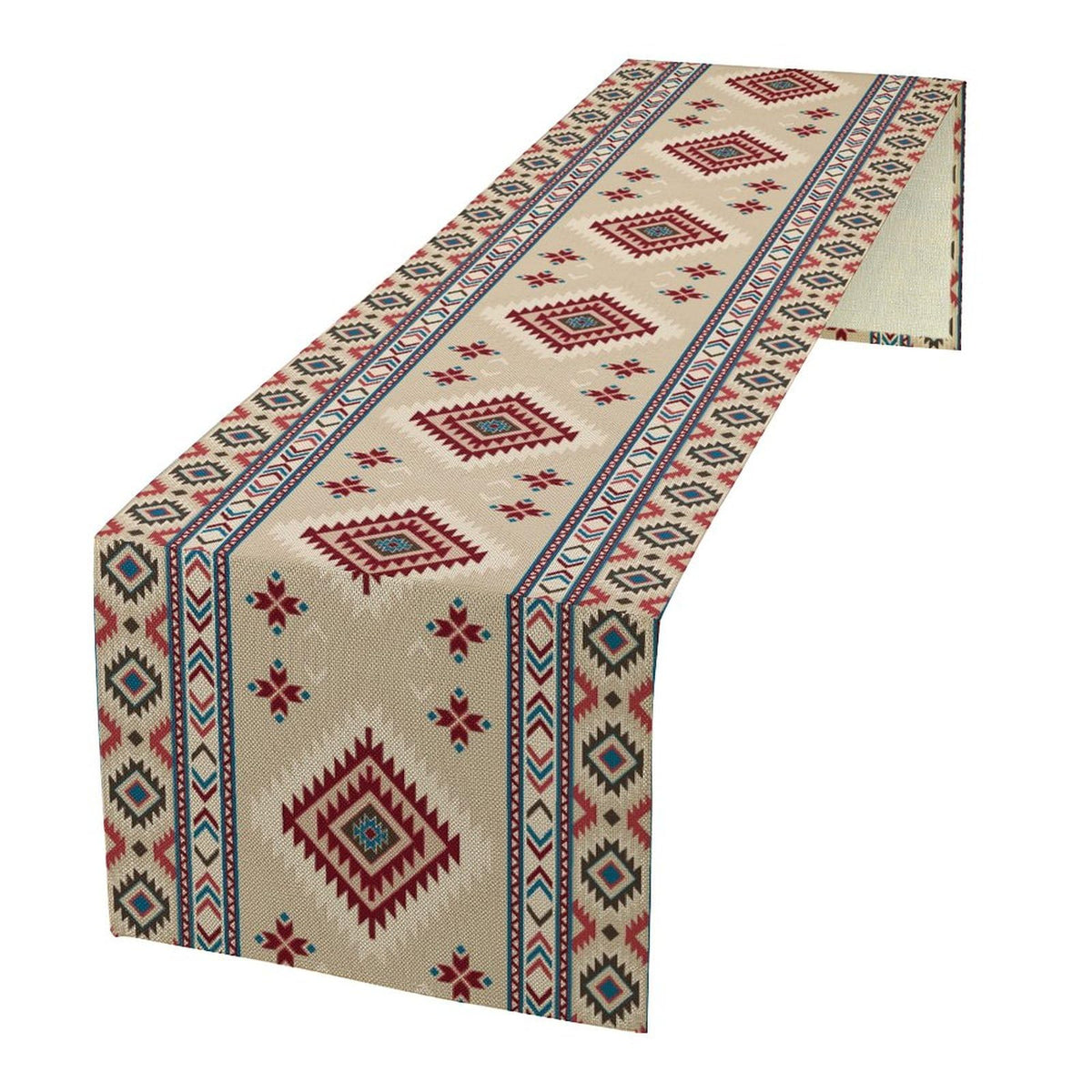 Rustic Ethnic African Table Runner Vintage Tribal Aztec Southwestern Native American Runner for Kitchen Table Dining Room Coffe 13x108 inch (13x108inch / Aztec 13)