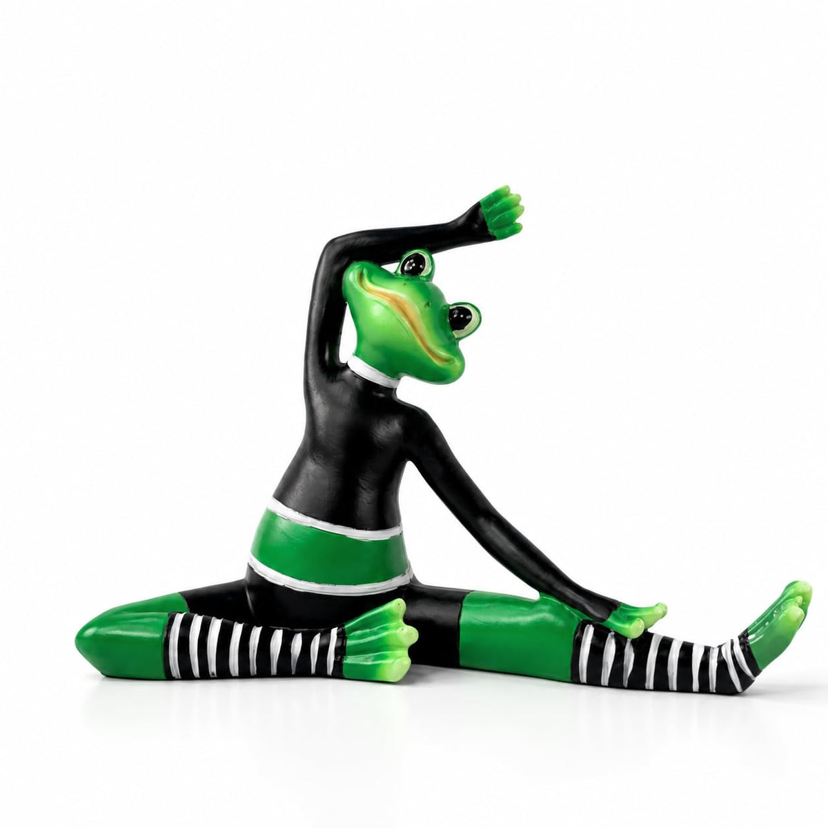 Funny Yoga Frog Statue Zen Animal Figurine (Yoga)