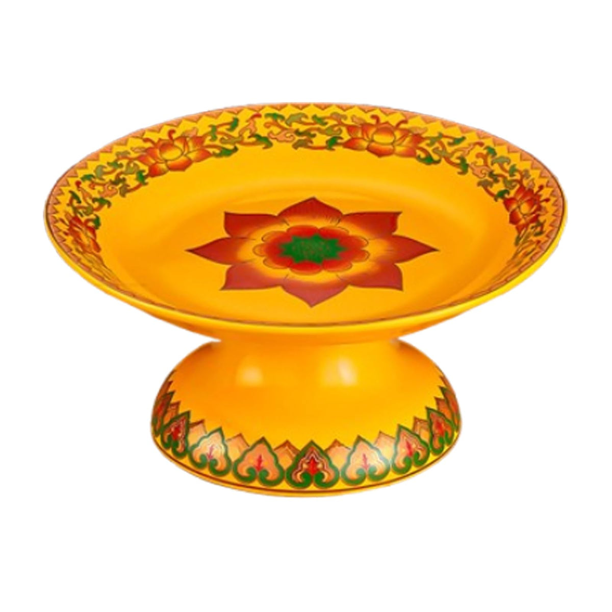 Buddhist Plate Offering Bowls Tray (6in / B)