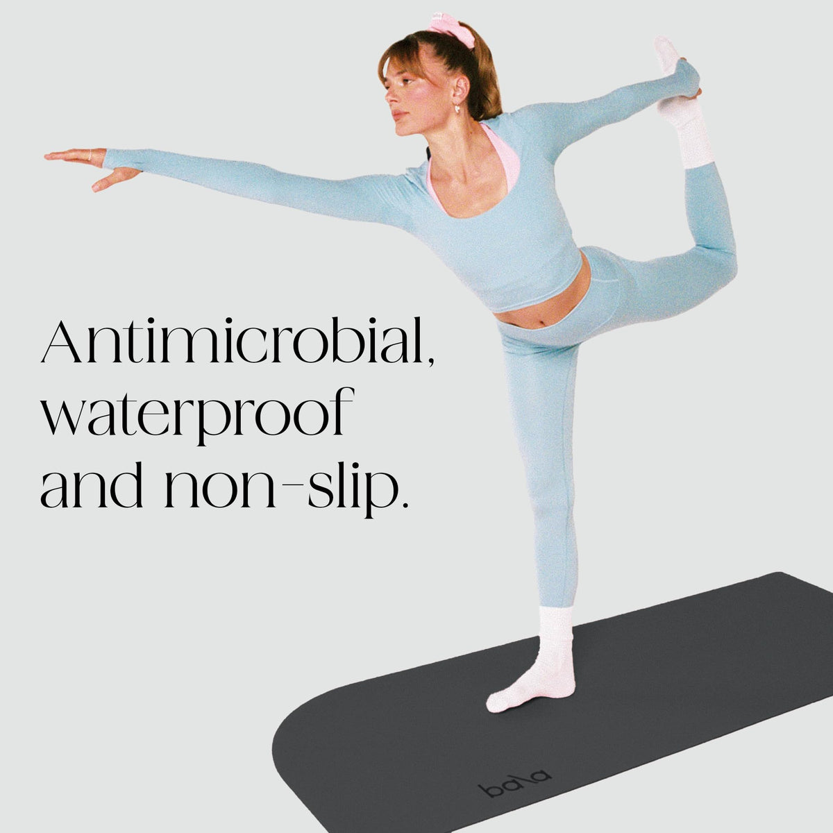 Premium Yoga Mat (Deco Mat - 5mm / Charcoal)