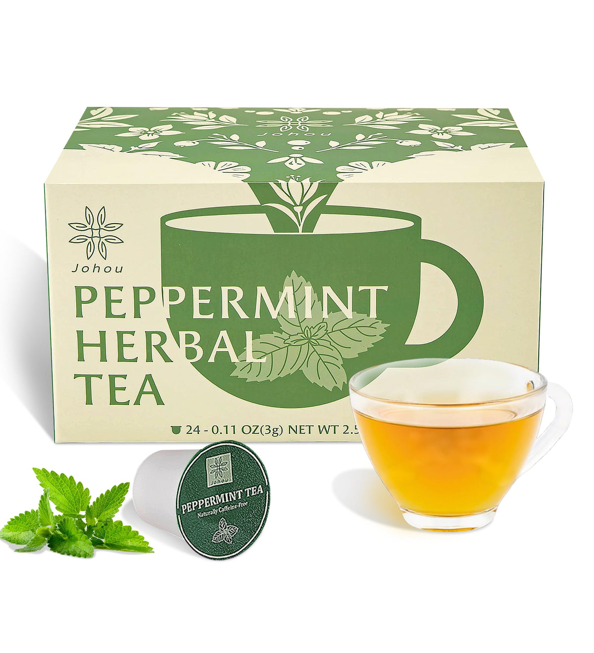 Peppermint Herbal Tea Pods for all Keurig & K