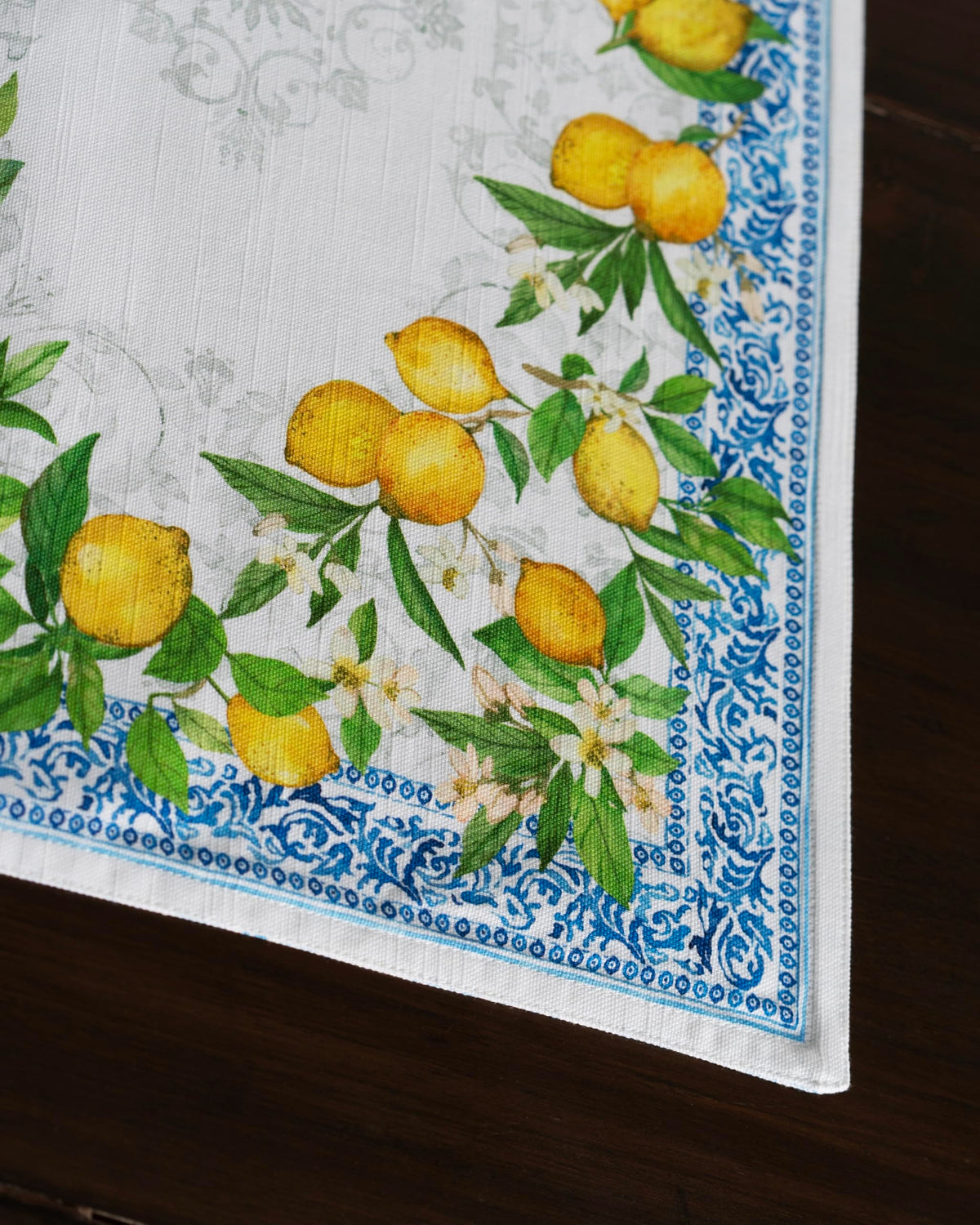Placemats Set of 4 Reusable 100% Cotton (100 - Cedrat / 13" X 19" (Pack of 4))