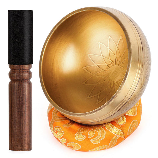 Tibetan Singing Bowls (Yellow / 4 inch)