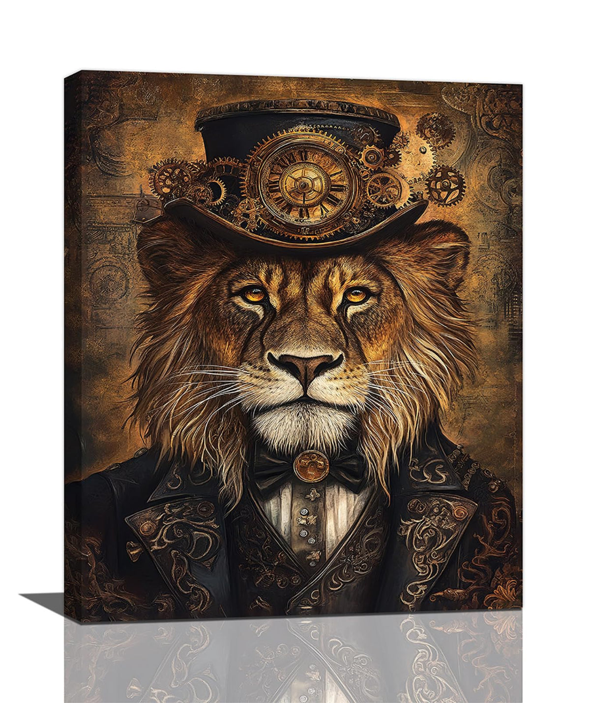 Lion Wall Art (Lion / 20"L x 16"W)